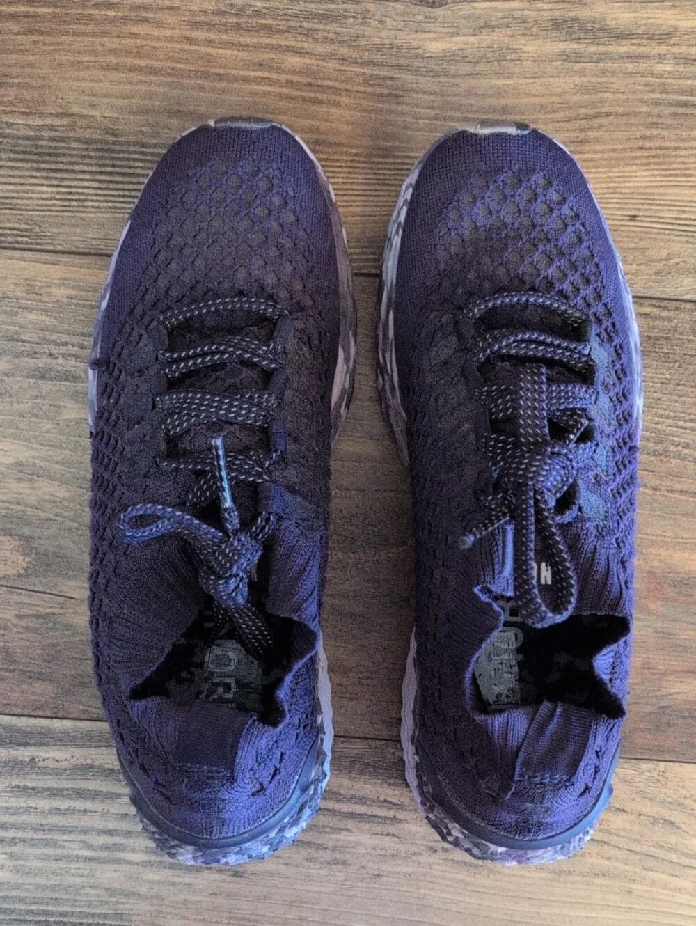 NOBULL Unisex Knit Runner Purple Patterned Trainer Sneaker Shoes M7.5 W9  607A